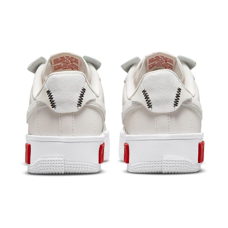 Nike Кроссовки женские Nike Air Force 1 Fontanka Phantom University Red Серые Белые DH1290-001