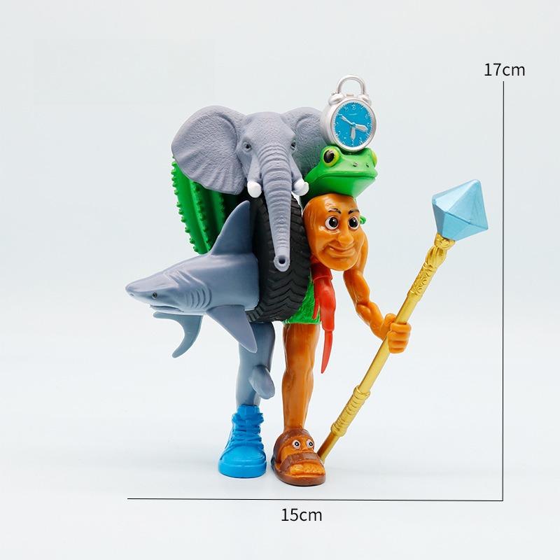 34 Стиль Итальянские Фигурки Игрушки Тунг Тунг Тунг Сахур Тралалеро Тралала Аниме Экшн Фигурки Орнамент Украшения Декор