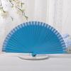 Классический Простой Испанский Однотонный Веер Сплошной Цвет Искусство Ремесло Чистое Дерево Складной Веер Ручной Работы Декоративные Реквизит Веер Реквизит