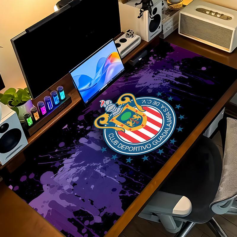 Chivas CD Guadalajara Print Cushion Non-slip Laptop Tablet Big Mousepad XXL Mat Mini PC Playmat With Lock edge
