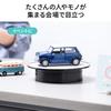 Электрический проигрыватель Sanwa Direct Turntable 360 градусов, питание от батареи, диаметр 20 см, 1 круг, время работы 15 секунд/MicroUSB 200-DG018