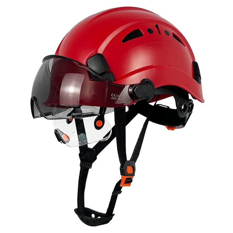 Safety Helmet Hard Hat With Visor FREE Goggles Construction Site Hard Hat Worker Protection