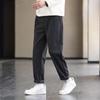 Men's Plus Velvet Loose Straight-Leg Casual Pants