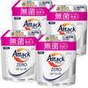 Attack ZERO The Best Cleaning Power In the History of Attack Sterile Level Deodorizing Power Refill 2100g X 4 Pieces [Case Sales] Liquid.