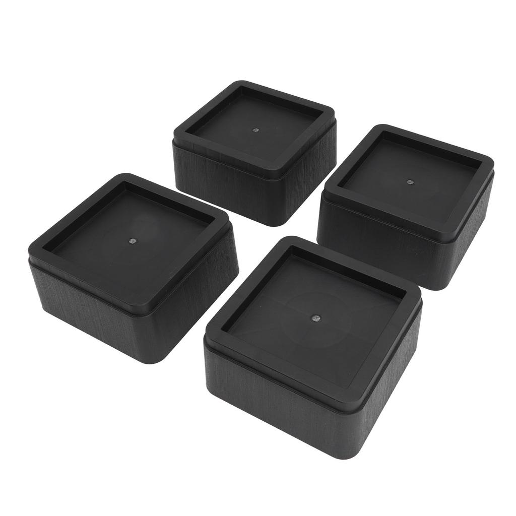 4-piece furniture riser, plastic riser pads, furniture riser by 2 inches for sofa, bed, table, robust and design for home and
