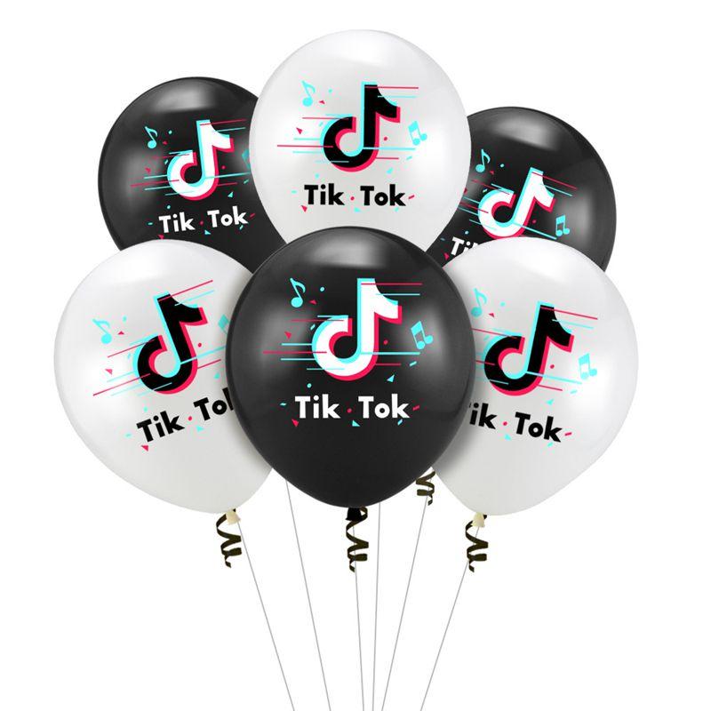 Привлекательный латексный шар в стиле TikTok для ярких украшений на день рождения