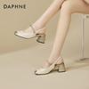Сандалии Daphne New Chinese Style с квадратным носком на массивном каблуке