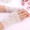 Women Sunscreen Dance Short Gloves Driving Gloves Lace Gloves Fingerless Mittens