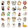 Crayon Shin-chan Dress-Up Stickers: 50 Cute, Waterproof Cartoon Stickers for Phone Cases, Computers, Journals.