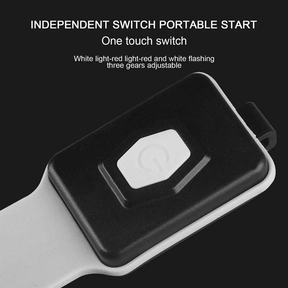 Safe Belt Flashing Light USB Rechargeable Night Running Light Portable Armband LED Light  Cycling