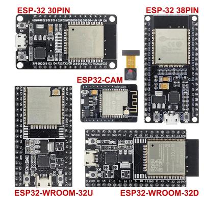 Плата разработки ESP32 WiFi + Bluetooth со сверхнизким энергопотреблением, двухъядерный ESP-32 ESP-32S ESP32-CAM ESP-WROOM-32 CH9102X