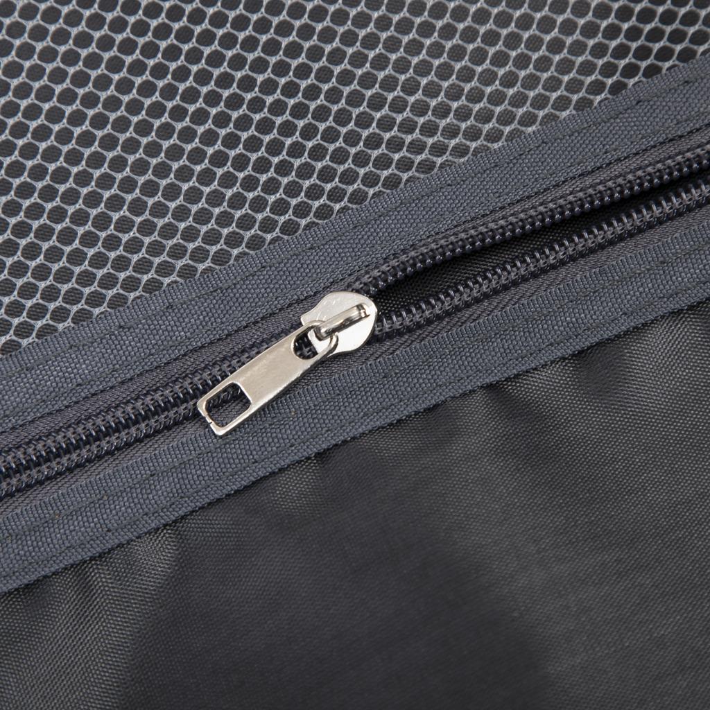 14"/19" 2-Piece ABS Spinner Suitcase Set with Combination Lock & 14" Cosmetic Bag (Silver)