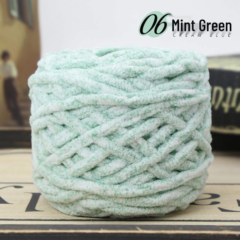 Толстая пряжа Ice Wool для вязания одеял, тапочек, шейных платков и шарфов