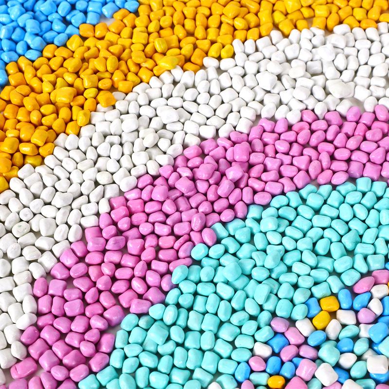 Моющийся детский игровой песок с крупными фарфоровыми и кассиевыми семенами - Пятицветный керамический песок для детской площадки