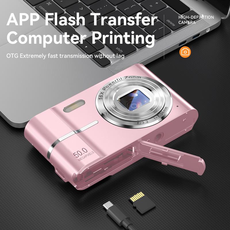 Optical Lens HD Digital Camera With 32G Card 16x Zoom Built-In Flash Video Cameras Birthday Gifts For Adults Children And Kids