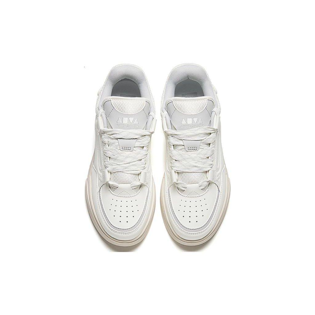 Anta Aojie Bread Shoes Low Top Skate Shoes Women Sneakers Ivory-White 922348040-2