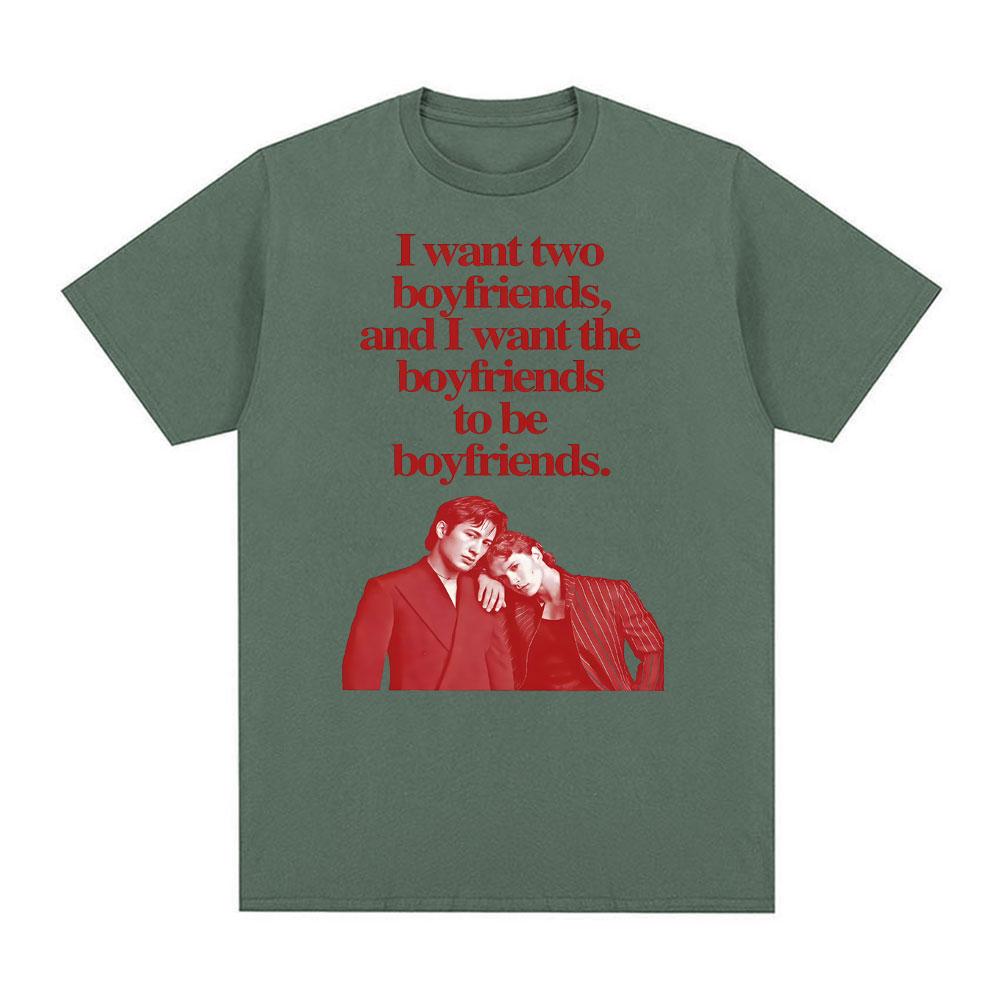 Llya Shane I Want Twoboyfriends Connorhudson Hollander Rozanovrivalry T Shirts Unisex Unisex Hot Sale Fashion T Shirt Summer Tshirt
