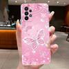 Case For Samsung A23/A33 5G Clear Silicone Fashion Butterfly Flowers Soft Back Cover For Samsung Galaxy A33/A23 Protective Case