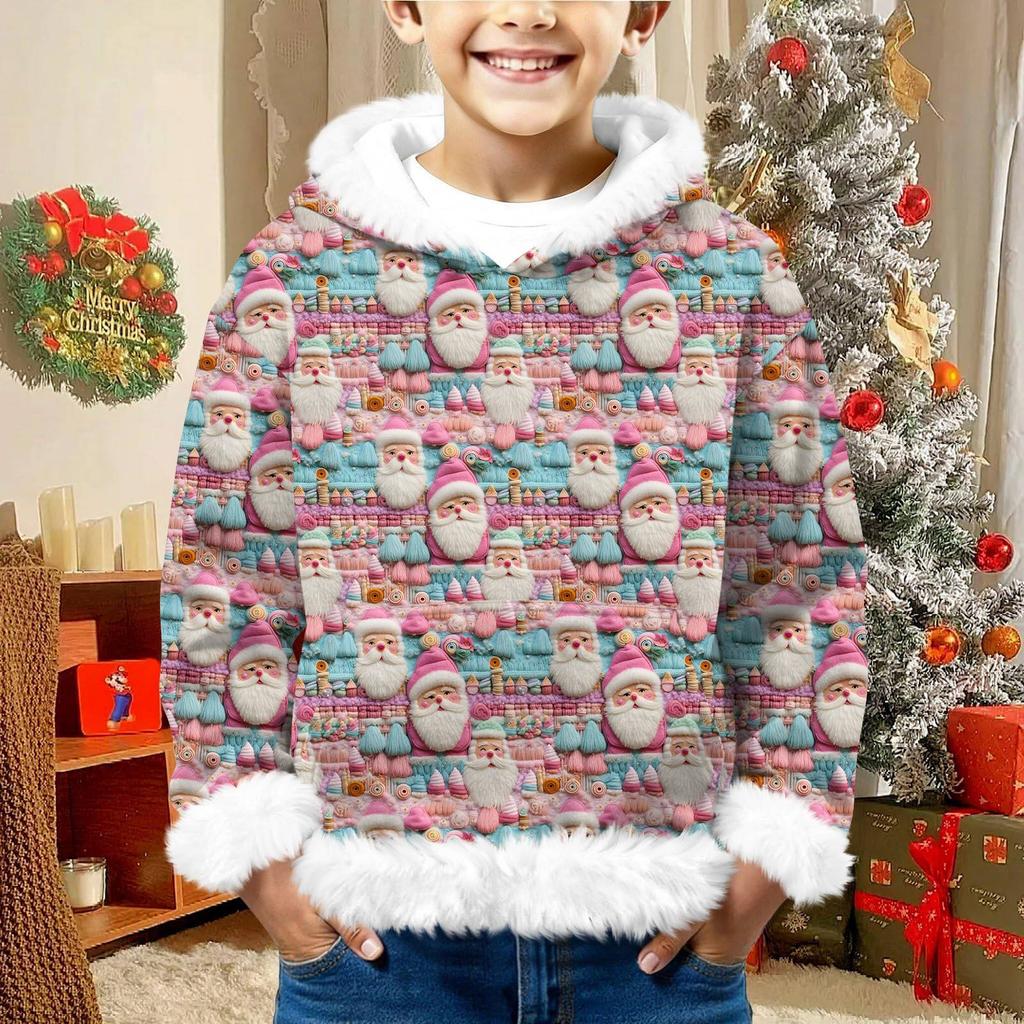 Children's Sweatshirt Girls Boys Long Sleeve Lightweight Casual Hoodie Loose Comfortable  Sweatshirt