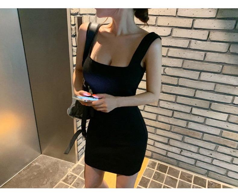 Женское сексуальное облегающее трикотажное платье-свитер-жилет - горячий корейский стиль