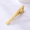 Metal Gold Color Tie Clip For Men Wedding Necktie Tie Clasp Clip Gentleman Ties Bar Tie Pin For Men'S Accessories
