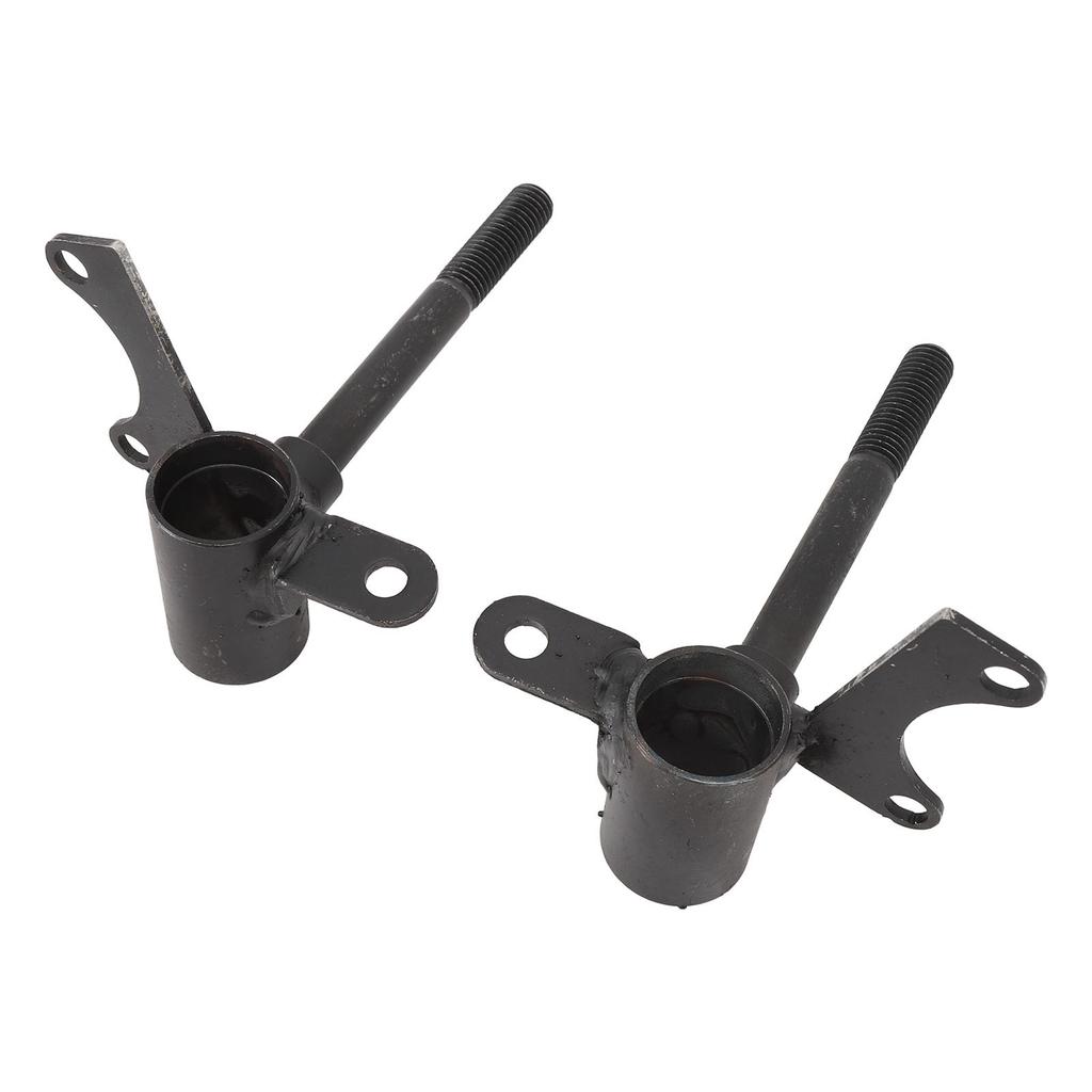 Пара 10-миллиметровых шпинделей поворотного кулака переднего колеса для квадроцикла Go Kart Quad ATV объемом до 110 куб. см, черного цвета