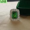 High End S Color Diamond Rings Nuptial Bridal Women Engagement Aaaaa +Zircon Finger Ring Jewelry Present Present Ladies RingLuxury