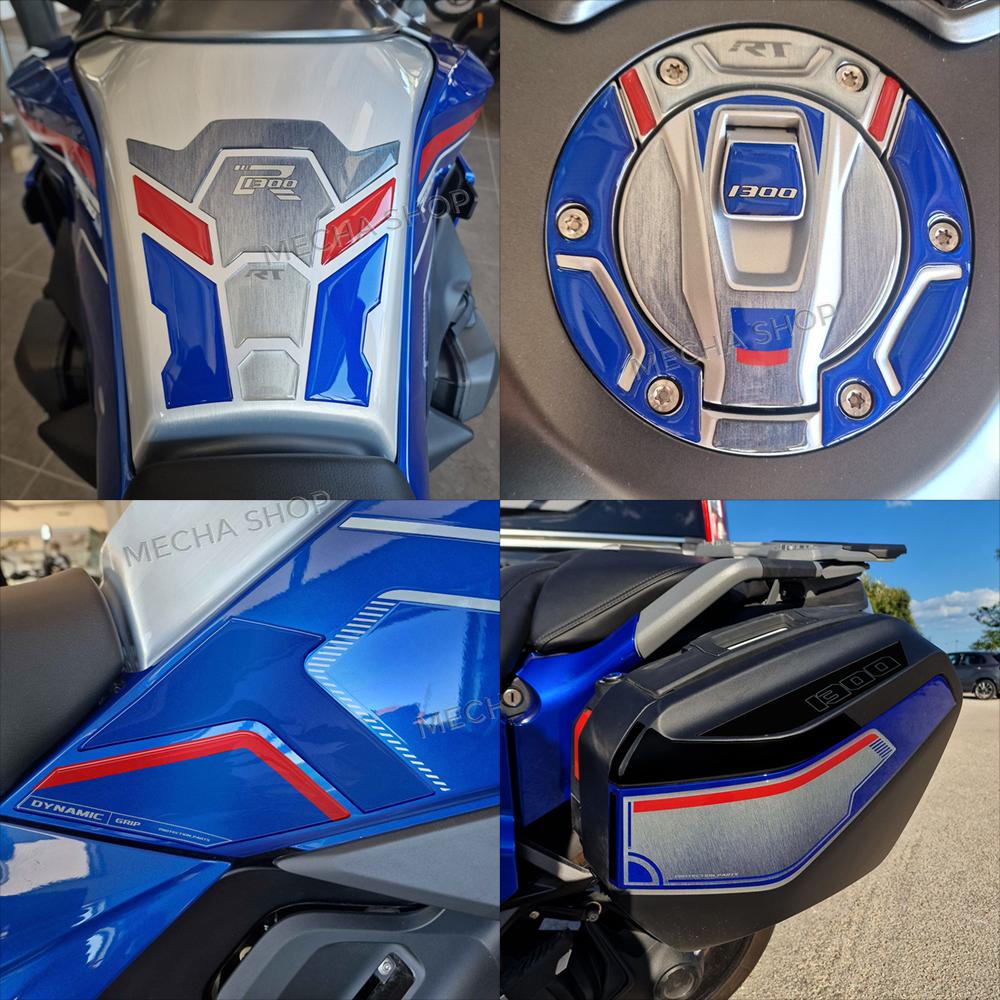 For R 1300 RT 2025 2026 Tank Pad Protection Motorcycle Fuel Tank Waterproof Scratch 3D Resin Sticker R1300RT Accessories