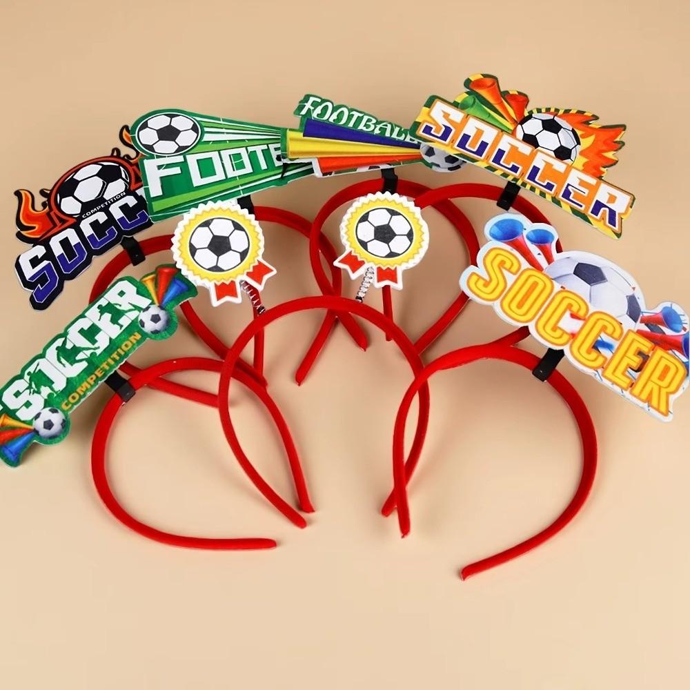Charming Design Soccer Fan Headband Plastic Party Decoration Headband  Photo Props