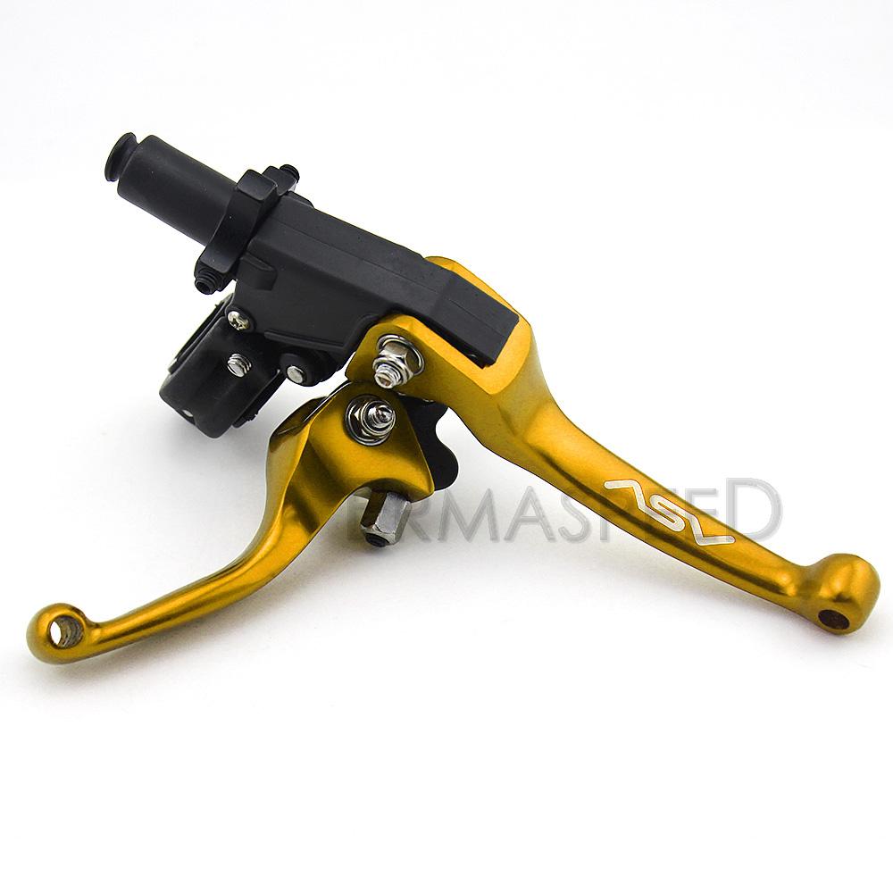 Рычаг сцепления для мотокросса, 22 мм, ручки для мотоцикла, универсальные алюминиевые аксессуары для мотоциклов с ЧПУ, тормозные рычаги для грязи на мотоцикле