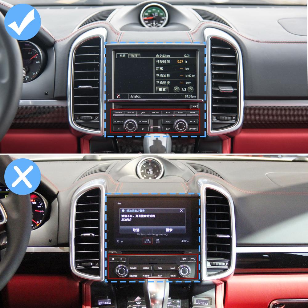 Углеродная передняя левая правая центральная задняя решетка кондиционера переменного тока, полная сборка для Porsche Cayenne 7P5