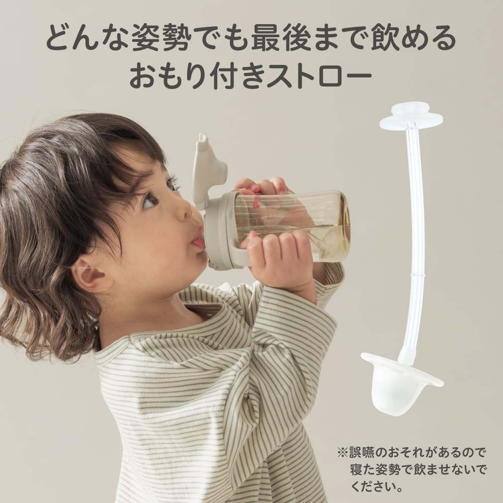 Pigeon Набор Magmag 'Рост' с поильником и трубочкой, с креплением на бутылочку, для младенцев и малышей