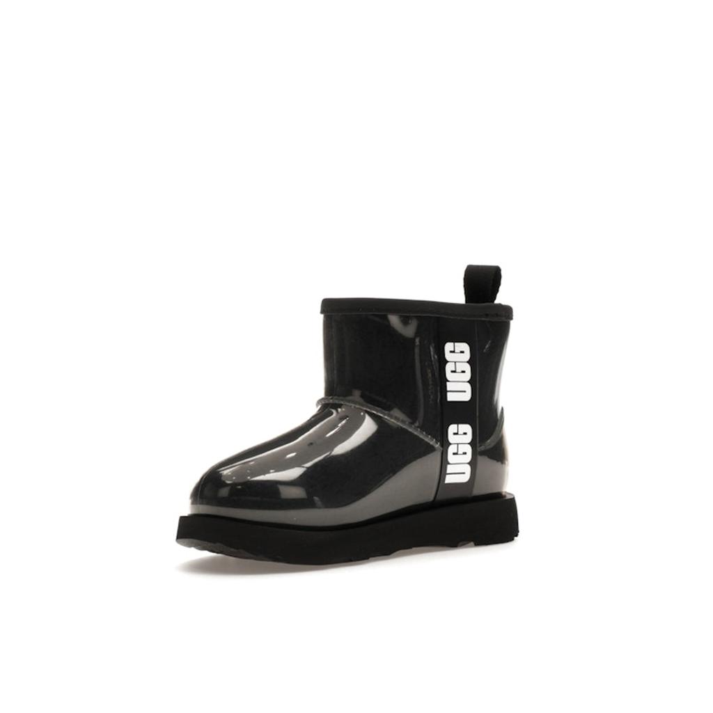 UGG Классические прозрачные мини-сапоги II Детские Черные Детские кроссовки 1112386K-BLK