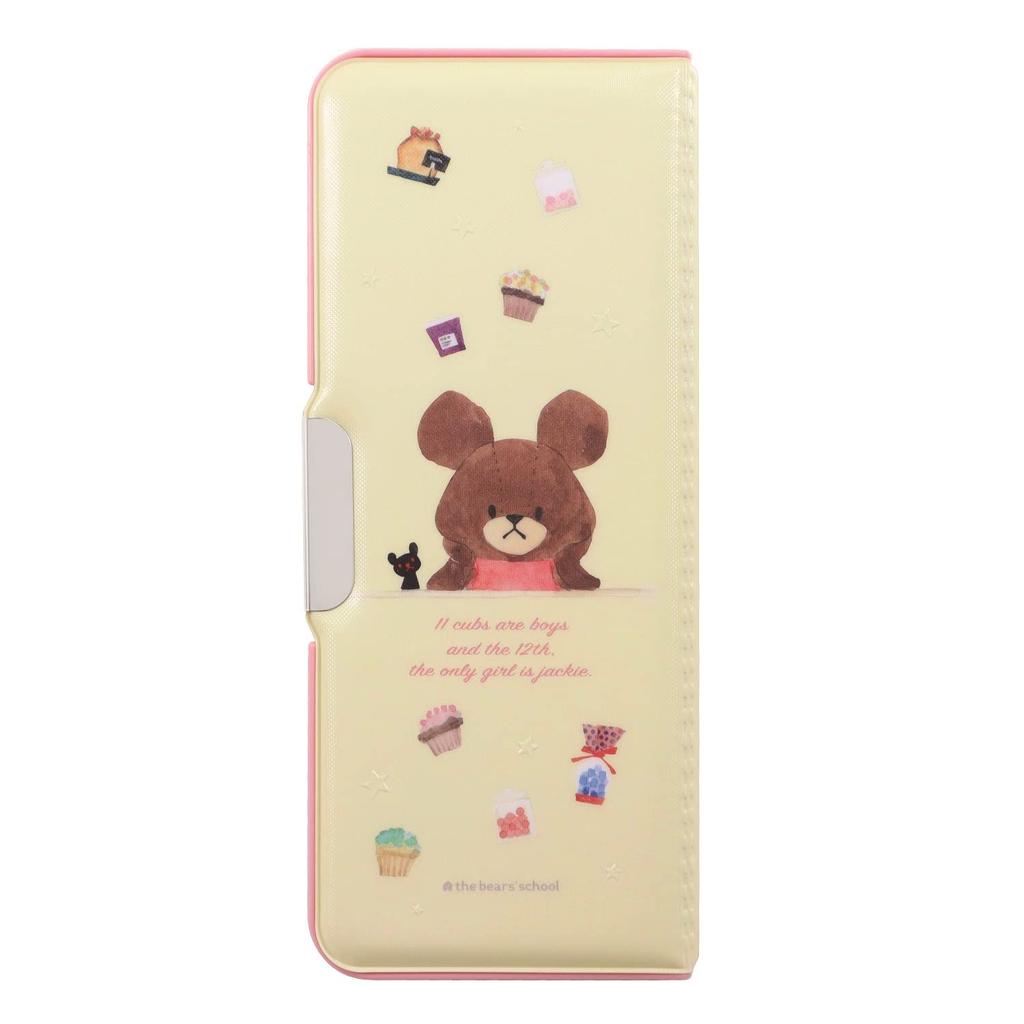 Kutsuwa Магнитный пенал Kuma no Gakkou, 2- отделения, дизайн "Кондитер"
