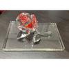 Used Blossoming Rose Red (with Pedestal)