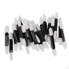 50PCS Double Ended Sponge Eye Shadow Eyeliner Brushes Makeup Tool