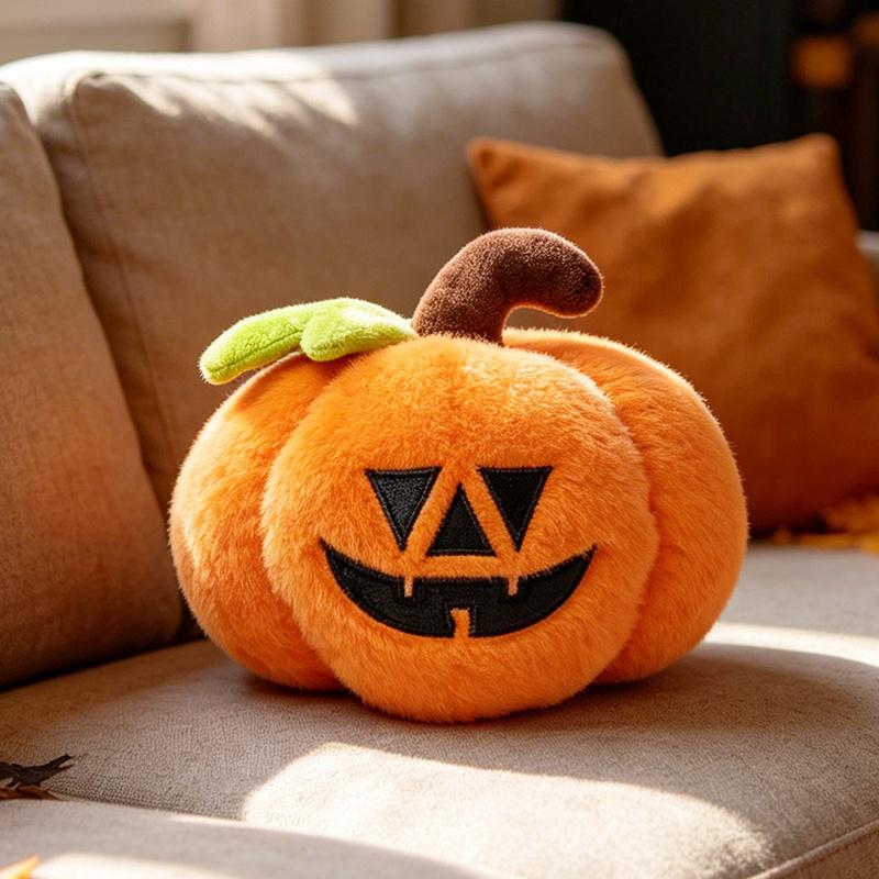 Kawaii Halloween Plush Toy Horror Party Decor Gifts Pumpkin Ghost Plush Party Atmosphere Decor Fluffy Super Soft Gifts for Kids