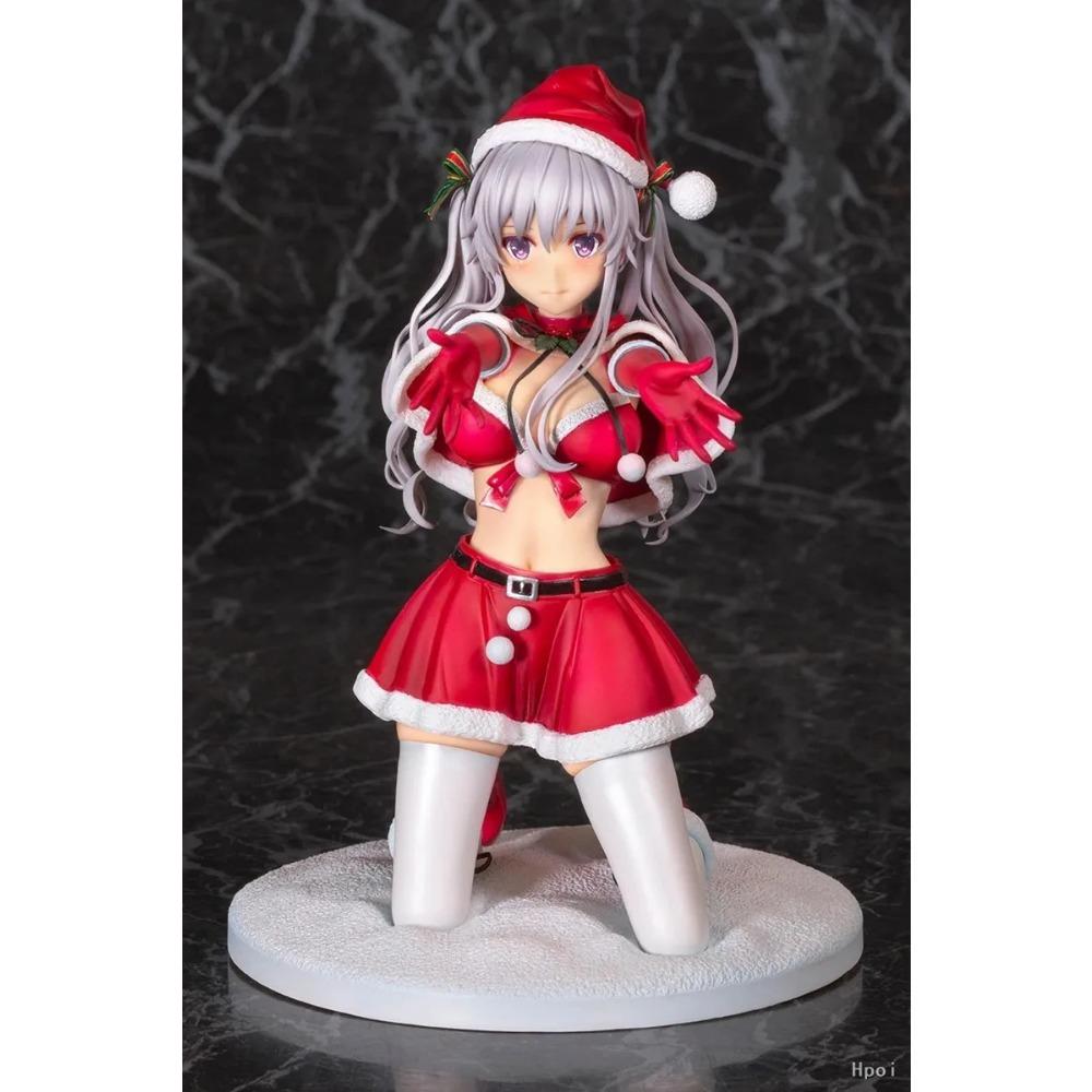19CM Anime Hiiragi Snowflake Figure Flower Christmas Dress Up Model Toy Panties Misaki Kurehito Toy Japanese Doll Action Figure