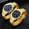 Men's Watch / Stainless Steel Quartz Bracelet / Luxury Gold / Nects / Hanging / Leisure / Sports