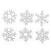 100 шт. узор снежинки деревянные скрапбукинг белые DIY ремесло декоративные подвески принадлежности 100 шт. 3,5 см