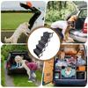 5 Steps Foldable Pet Ladder Support with Nonslip Surface Dog Car Ramp for Large Dog Support Up To 150 Lbs for Cars and SUV Truck