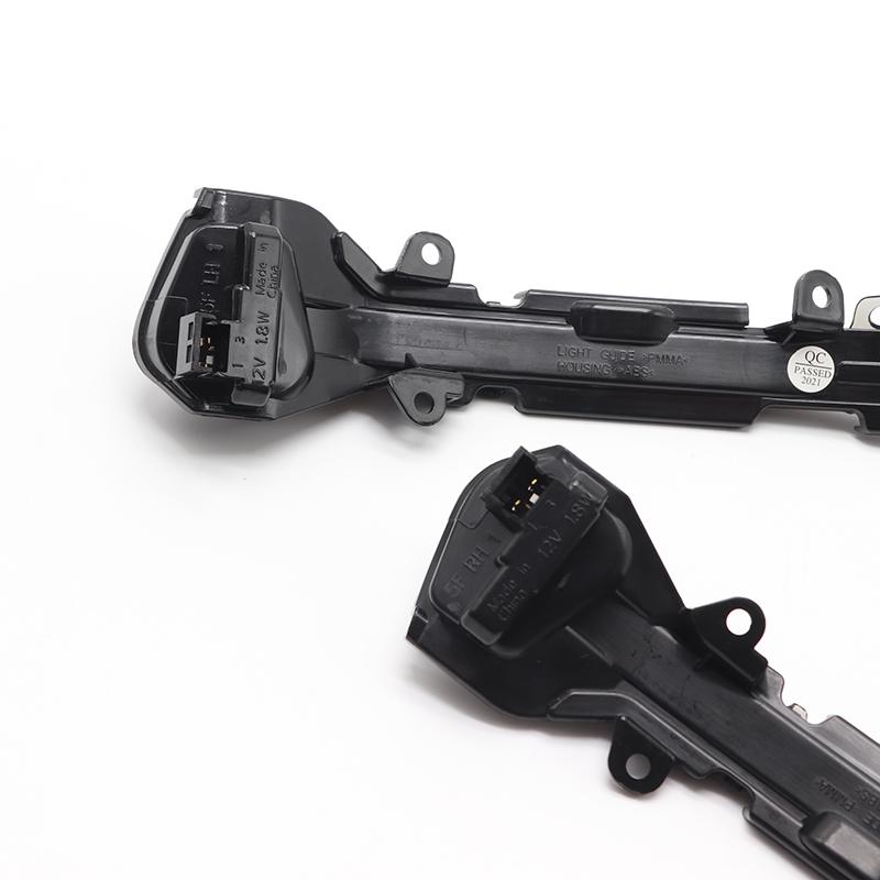 Динамическая прокрутка, черный светодиодный указатель поворота, последовательный зеркальный индикатор, мигалка для сиденья Ibiza 6F 2017 2018