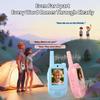 500m/1640ft Kids Video Walkie Talkie - 4 Voice Changers HD Visual 2-Way Radio - Type-C Rechargeable Secure Outdoor Toy (2 PCS)
