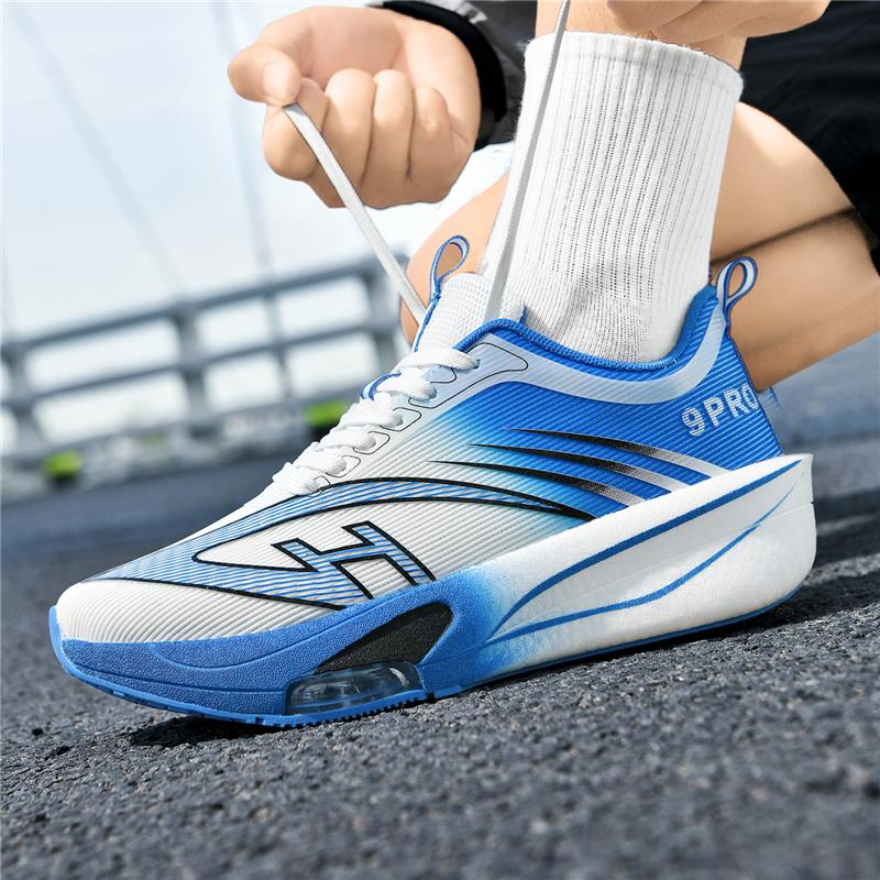 Men's soft-soled cushioned running shoes, women's road running shoes, lightweight and comfortable sports shoes, breathable mesh training shoes