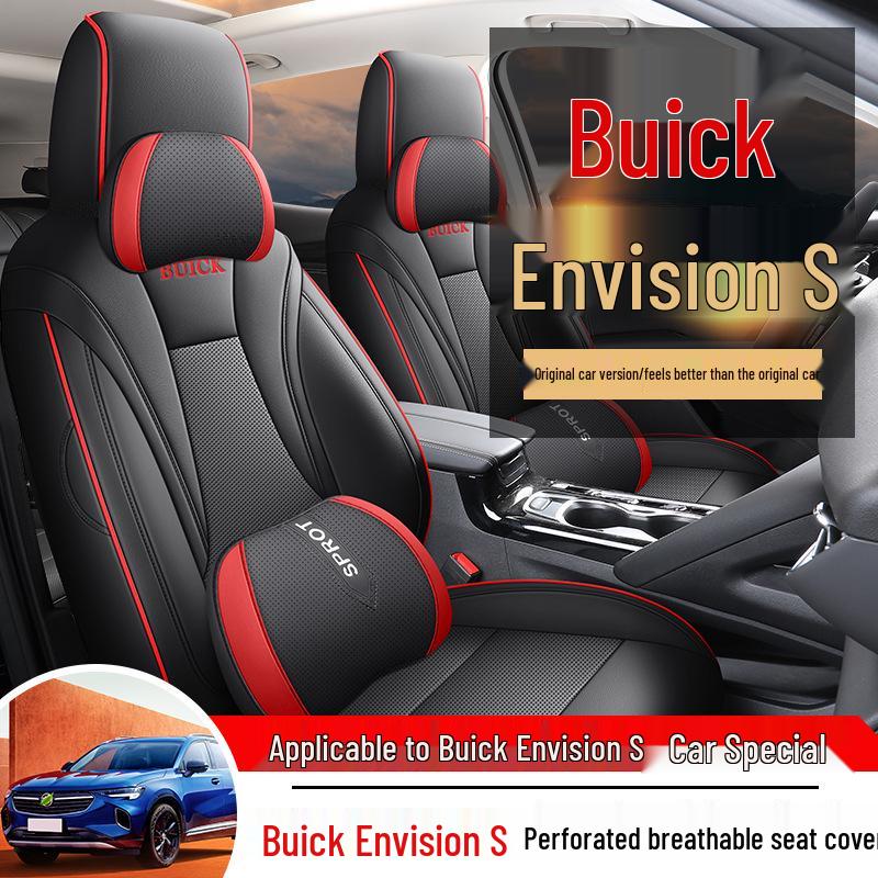 Buick Envision S Leather Car Seat Cushion - Universal Fit for All Seasons, 5-Seater