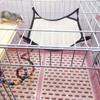 Mesh Cloth Foldable Squirrel Hammock Pet Playing Nest Pet Cage Accessories Swing Hamster Bed