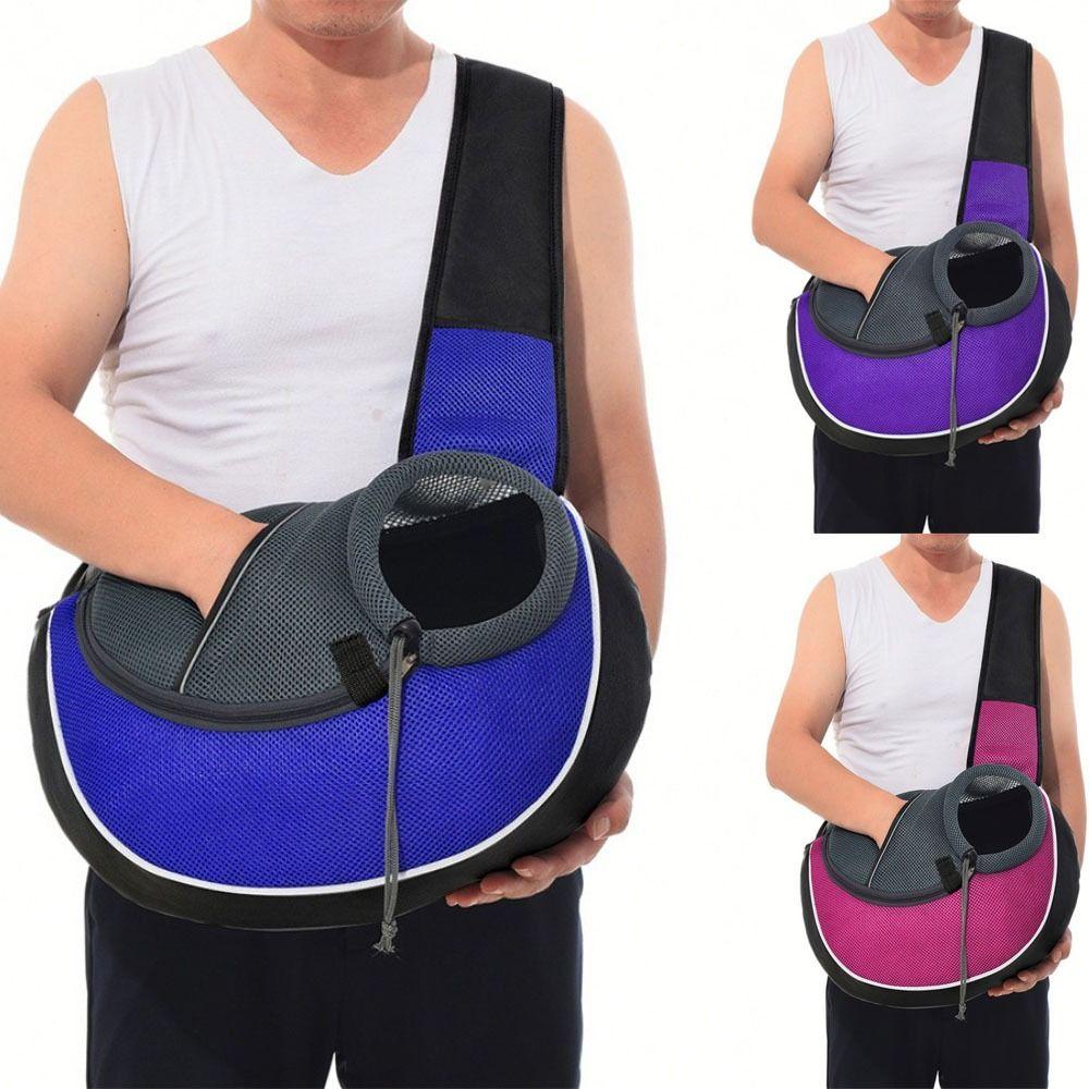 Breathable Cat Sling Carrier Pack Portable Shoulder Crossbody Bag Outdoor Travel