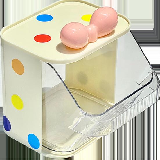 Wall Mount Coffee Bag Organizer Storage Rack Large Capacity Strong Load-bearing U-Shaped Opening Transparent Storage Box