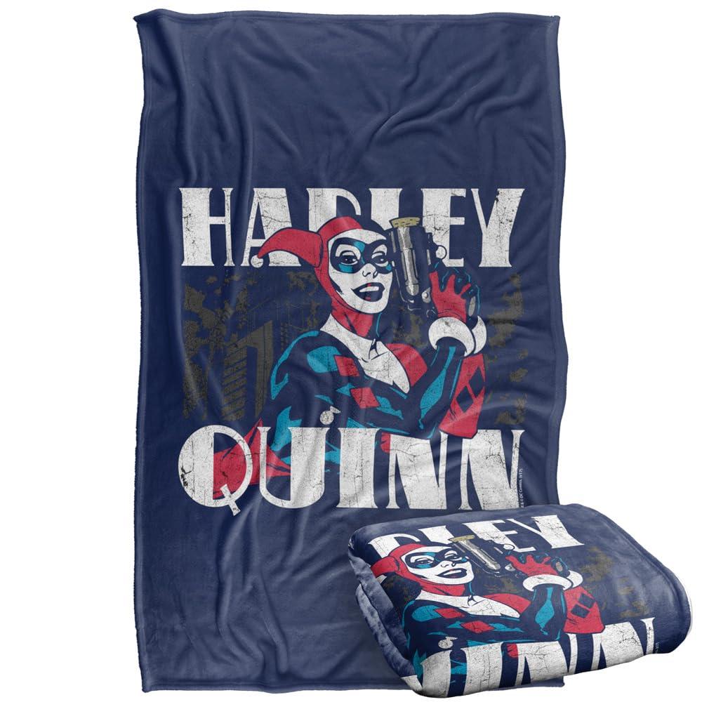Batman Harley Quinn Bold Blanket