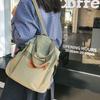 Japanese Retro Canvas Backpack for Women New Fashion Schoolbag for College Students Korean High School Backpack